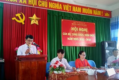 HỘI NGHỊ VIÊN CHỨC NĂM HỌC 2022 – 2023