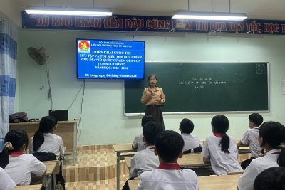 LIÊN ĐỘI TRIỂN KHAI CUỘC THI SƯU TẬP VÀ TÌM HIỂU TEM BƯU CHÍNH NĂM 2024