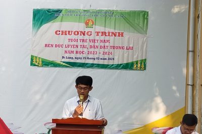 Chương trình “Tuổi trẻ Việt Nam – Rèn đức luyện tài, dẫn dắt tương lai”