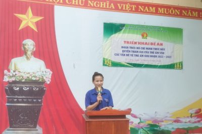 TRIỂN KHAI ĐỀ ÁN “ĐOÀN THANH NIÊN THÚC ĐẨY QUYỀN THAM GIA CỦA TRẺ EM GIAI ĐOẠN 2023 – 2027