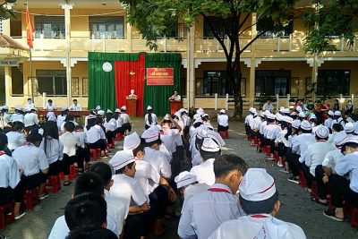 Sáng ngày 3/10/2022, trường THCS TT Di Lăng tổ chức Lễ phát động “Tuần lễ hưởng ứng học tập suốt đời năm 2022”